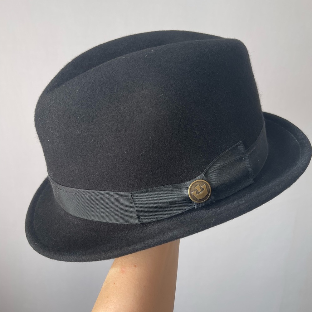 Goorin‎ Bros. Black Wool Felt Fedora XL